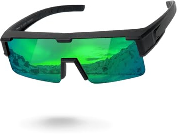 Meeloog Polarisierte Überbrille Damen Herren UV400 für Brillenträger Autofahren Radeln DEMST0075