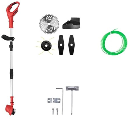 SMTYXS Tosaerba Elettrico Brushless da 36000 Giri/min Tagliaerba A Batteria Tagliaerba Pieghevole Regolabile da Giardino No con Batteria