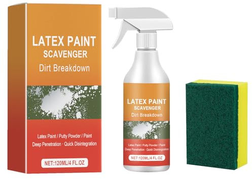 Dissolvant de peinture au latex, nettoyant pour striper avec couleurs , spray décapant de peinture séchée, peinture de béton, dissolvant de diluant de peinture, dissolvant de peinture séché