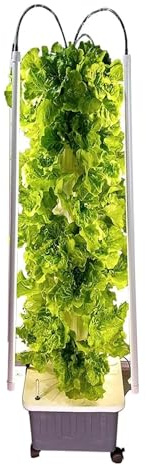 YUANYIYS Sistema idroponico verticale con LED Grow Light Indoor Garden Planter Rain Serra idroponica Torre per la casa