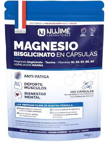 Magnesio Bisglicinato 120 cápsulas