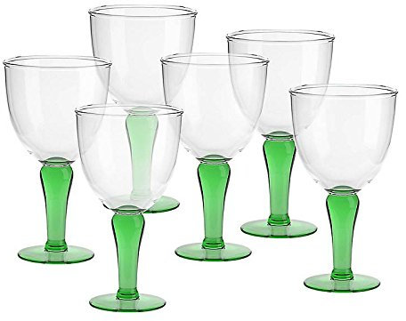 6 X Eisschale Dessertschale Eisbecher Glas Campania Hellgrün 22,5 cm Gelato Vero