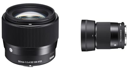 Sigma 56mm F1,4 DC DN Contemporary Objektiv für Sony-E Objektivbajonett & 30mm F1,4 DC DN Contemporary Objektiv für Sony-E Objektivbajonett