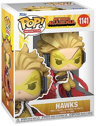 Funko POP! Animation: MHA - Hawks - My Hero Academia - Vinylfigur för samlare - Presentidé - Officiell merchandise - Leksaker för barn och vuxna - Anime-fans - Modellfigur för samlare och utställning