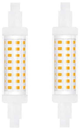 DoRight Lampadine R7s LED 78mm Luce Fredda 6000K Non Dimmerabile 650LM Lampadina Lineare Equivalenti 65W Lampada Alogena AC 200-240V Confezione da 2