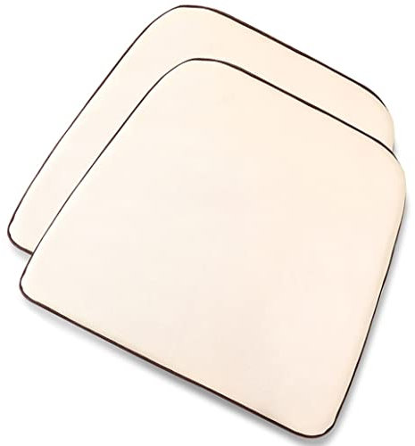 Esszimmerstuhlauflage, Stuhlkissen für Esszimmerstühle, Leder, U-förmige Stuhlauflagen, weiche Sitzkissenauflagen, rutschfest, für die Küche, Esszimmerstuhlauflage, waschbar, 1/2/4 Packungen (Farbe: E