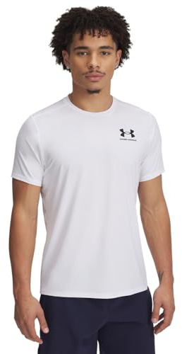Under Armour Men's UA HeatGear Fitted SS Shirt White