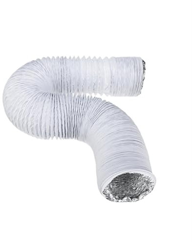Tubo Aire Acondicionado Portatil Tubo de ventilación de escape de aire acondicionado portátil de 150 mm Tubo de ventilación de escape de aire acondicionado flexible Salida de manguera de ventilación(D