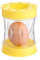 Sgusciatore per uova a manovella, facile strumento per rimuovere rapidamente i gusci per uova sode, gadget da cucina (giallo)