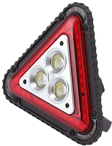 Luz de Advertencia de Múltiples Funciones, Luz Inundación Inundación Al Aire Libre Exterior la Roja LED LED para Caminar, Fácil Usar, Impermeable con Alto Brillo, para Acampar