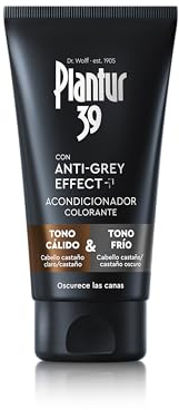 Plantur 39 Anti-Grey Colorant Conditioner 1 x 150 ml - Mit Repigmentierungseffekt - Conditioner für dunkleres braunes Haar - deckt das graue Haar sanft ab und verleiht natürlichen Glanz