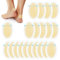 Lot de 20 Pansements Ampoules Pieds, Invisibles Gel Pansement Hydrocolloïde pour Talon et Pied, Protection du talon pour éviter les ampoules