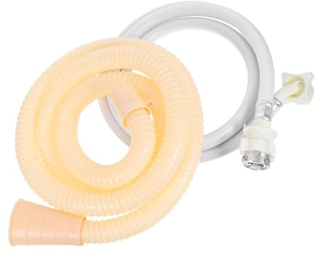 Washing Machine Extension Hose Pvc Water Inlet Line | White, Quick-connect Interfaces, User-friendly Connectors, for Automatic Washer Maintenance, Universal Compatibility