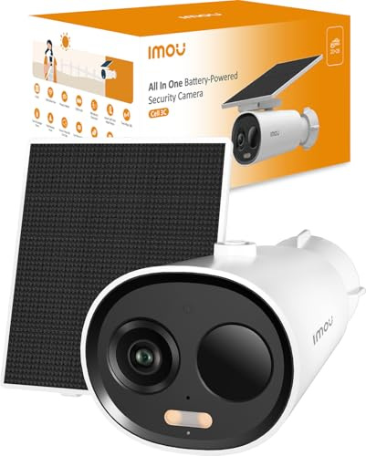 Imou 3K Cámara de vigilancia Solar para Exterior Cell 3C AIO 5MP