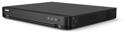 ANNKE 4K 16-Channel Security AI DVR Recorder with Human & Vehicle Detection, Cctv Camera System, EXIR Night Vision, IP67, NO Hard Drive