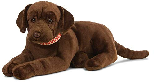 Living Nature Soft Toy - Großes Stofftier Labrador, braun (60cm)
