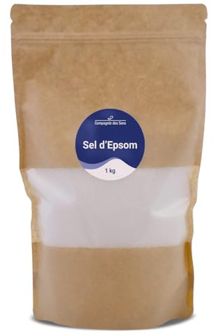 Sel d'Epsom - 1kg - Sel pour le bain, gommages, bain de pieds