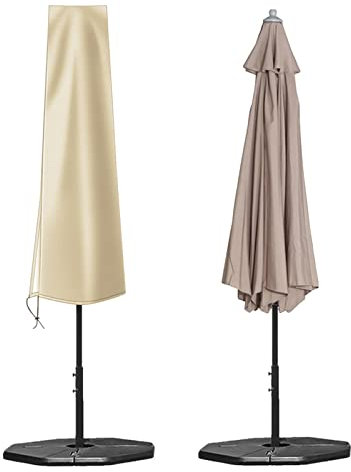 OKPOW Parasol Cover Waterproof,600D Garden Umbrella Cover with Zip(170 * 27.5 * 33.5cm),Fit for Ø 300 cm Garden Parasol,Multipurpose Umbrella Covers for Outdoor