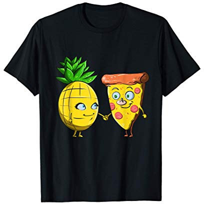 Pineapple Pizza Funny Pizza day Maglietta