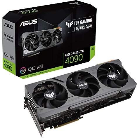 ASUS TUF Gaming NVIDIA GeForce RTX 3090 OC Edition Carte Graphique (PCIe 4.0, 24GB GDDR6X, HDMI 2.1, DisplayPort 1.4a, ventilateurs à double roulement à billes, robustesse militaire, GPU Tweak II)