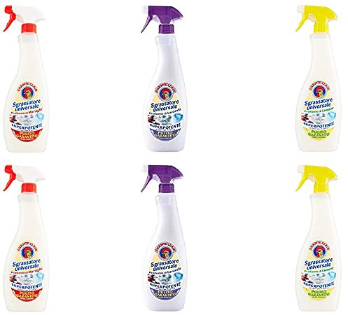 Paquete de prueba Chante Clair Sgrassatore universal Marsiglia Limone Lavanda 6 x 625 ml