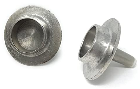 2er Set Antik Silber Flaschenaufsatz Kerzenhalter für Teelichter 7 x 8 cm – Shabby Chic Look aus Aluminium für Weinflaschen, Vasen