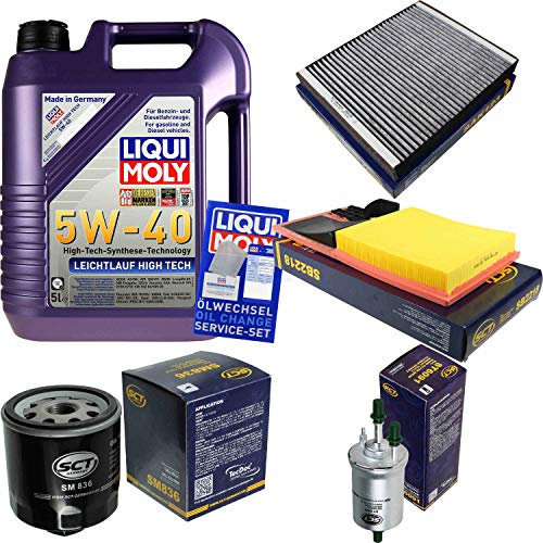 QR-Parts Set 85477120 SB 2218 3864 SAK 123 ST 6091 SM 836 5L Leichtlauf High Tech 5W-40 + SCT-Germany Filterpaket 11235397