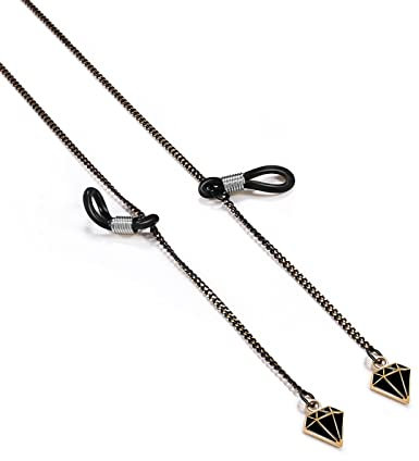 Brillenkette 70Cm Sonnenbrillenketten Für Damen Mit Anhänger Kreuz Herz Brillenketten Anti-Drop Brillen Schmuck Accessoires 03