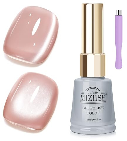 MIZHSE Cat Eye UV Gel Rosa Nagellack mit Magnet für Cateye Nageldesign | Cateye Nagellack, Gels Nail Polish, Nageldesign, Maniküre für Zuhause & Salon