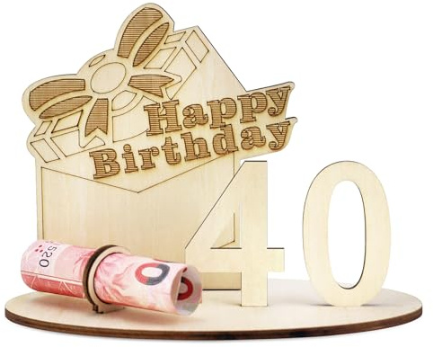 TAKULA Geschenkverpackung Geburtsta-Geschenk 40 Geburtstag,Geschenk Ideen-geschenk Zum 40 Geburtstag Mann,Lustige Geschenke|40