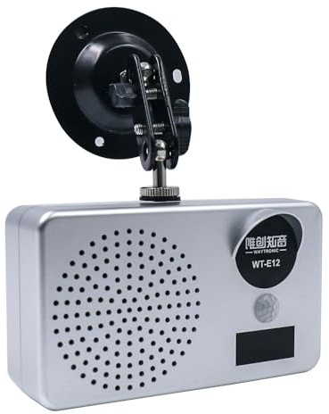 Rilevatore di movimento con suono, allarme con sensore di movimento, allarme con musica, altoparlante con allarme, cantiere/giardino/allarme all'aperto/E12 waytronic