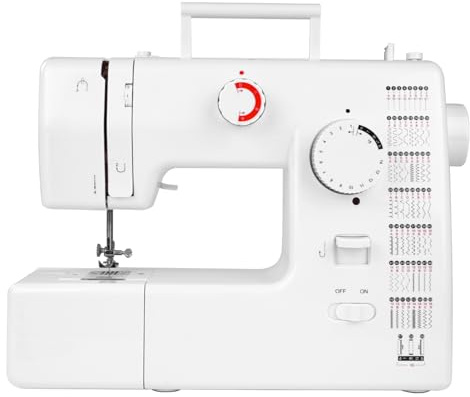 LetCart 705 Nähmaschine mit 59 Stichprogramme, Elektrische Nähmaschine für Kinder und Anfänger, Mini mit Fußpedal, Strom und Batteriebetrieb, Zuhause, LED Licht, Vor und Rückwärtsautomatik