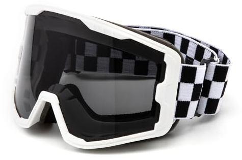 APEBAZY Lunettes de protection pour moto - Lunettes de protection anti-UV ajustables pour hommes, femmes, enfants, jeunes et adultes.