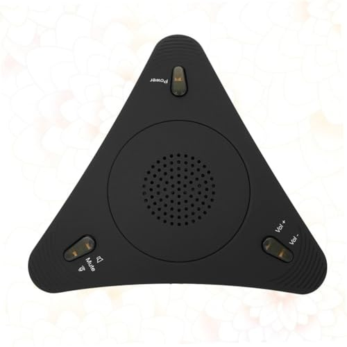 ibasenice USB Mikrofon mit Omnidirektionalem Klang und Echo Unterdrückung | Plug And Play ohne Treiber, Full Duplex Gespräch, Geeignet für Gruppenmeeting und Game Voice Chat