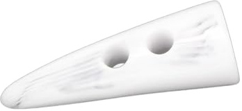 Wambere 10 Stück Hornknöpfe Kunstharz Knebelknöpfe Horn Buttons Bastelknöpfe Knebelknopf Pulloverknöpfe Windjackenknöpfe Mantelknöpfe für DIY Nähzubehör Handwerk Kleidungsdekoration,Weiß A,37mm