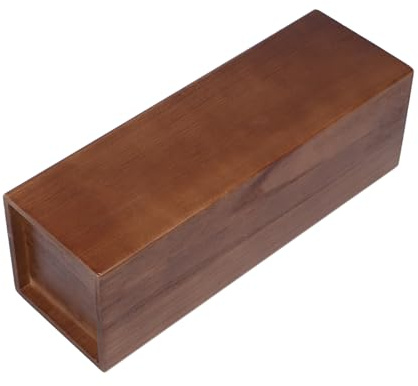 Garneck Paragüero de Madera Vintage Cuadrado para Entrada y Salón del Hogar | Acabado Rústico, Gran Capacidad, Diseño Espacioso, Organiza Sombrillas y Bastones, Uso Interior en Oficina