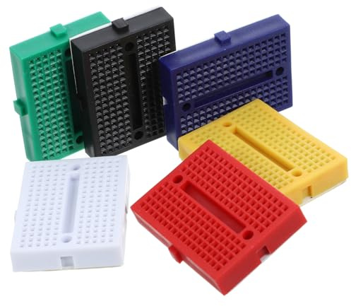 6pcs Small Mini Breadboard Solderless Plastic Boards