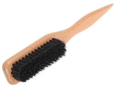 Gatuida Bartbürste aus Pferdehaar mit Weichen Borsten für Bartreinigung für Männer Ergonomischer Griff für Präzises Styling Robuste Konstruktion für Langlebigen Gebrauch für Reisen