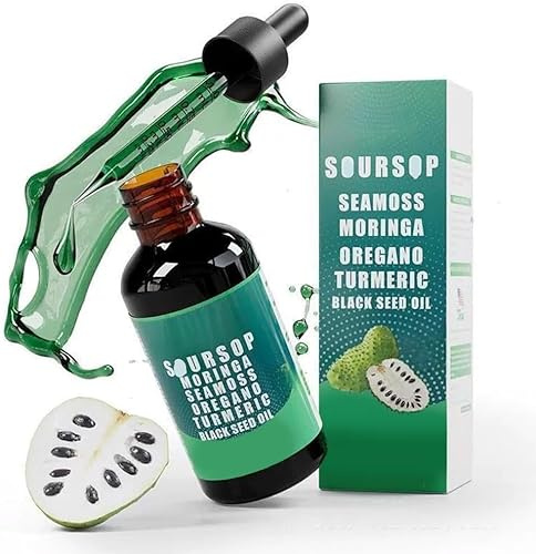 Gotas amargas de guanábana 10 en 1, holísticas y saludables, veganas, sin OGM
