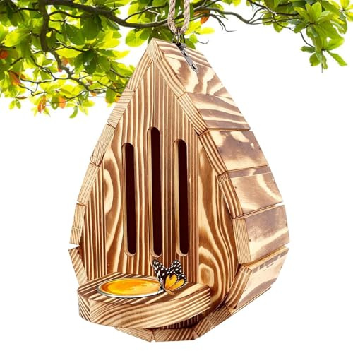 Maison À Papillons D'Extérieur Habitat Suspendu Qui Favorise La | Maison à papillons décoration de jardin Pour Jardiniers Professionnels Passionnés Habitat De Jardin Et Cour École Mar