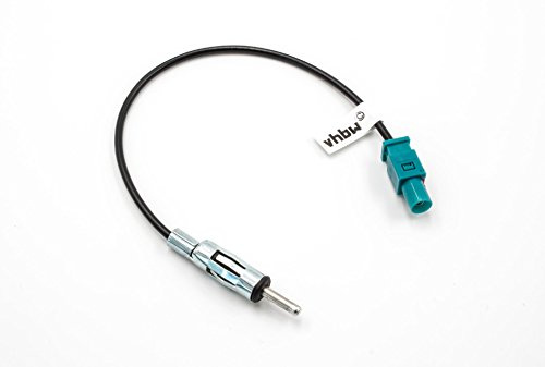vhbw adattatore per autoradio compatibile con Renault dal 2004 ca. - Adattatore per antenne da Fakra (m) a DIN (m) 150 Ohm