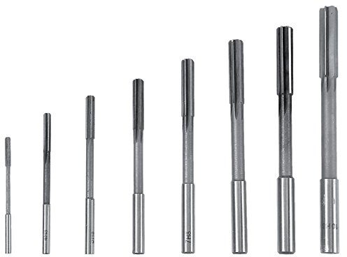 Maschinen Reibahlen, Fydun 8 Teiliges HSS Fräser Spannreibahlen Fräswerkzeug Set mit 3/4/5/6/7/8/9/10mm Zylinderschaft für industrielle Werkzeuge