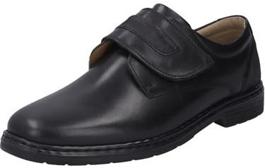 Josef Seibel Homme Chaussures Basses avec Velcro Alastair 02, Monsieur Chaussures Basses,Largeur K (Extra-Large),Semelle intérieure Amovible,Noir (Schwarz),41 EU / 7 UK