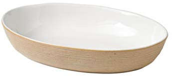BRANDANI PIROFILA Reactive Cream Stoneware Misure: 34x22,5x6,5