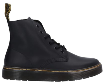 Dr. Martens Unisex 6 Tiefe Boot Springerstiefel, Schwarz Luxus, 45 EU