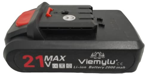 Viemylu batterie attacco piatto 21v da 2.000 mha
