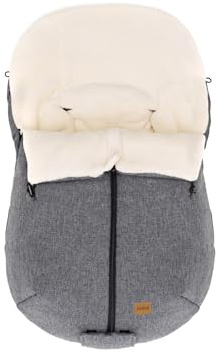 Fillikid Baby Winterfußsack Sella Exklusiv | leichter Fußsack winddicht & wasserabweisend, waschbar | für Autositze, Babyschale, Babywanne | warmer Universal-Fußsack ab Geburt