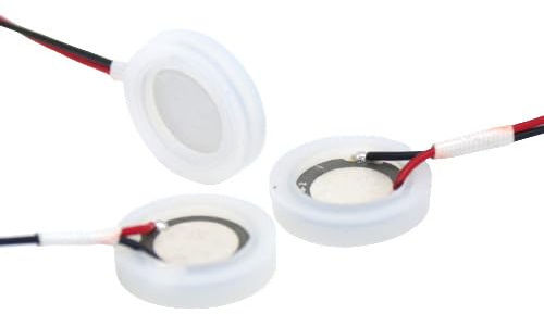 zalati Humidifier Replacement Parts 4pcs Ceramics Discs 1.7Mhz Ultrasonic Mist Maker Fogger with Wire and Sealing Ring for DIY Humidifier Repaired