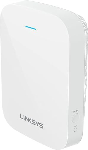 Linksys WiFi 6 Extensor de Alcance inalámbrico | Velocidad de 1.8 Gbps | 2.000 Sq. Cobertura FT | RE7350-AMZ | Versión 2024