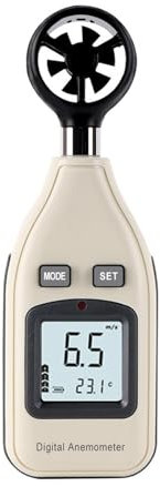 ANNESEY 20 pz Gm816a Anemometro Digitale Tenuto in Mano Strumento di Misurazione della velocità del e della Temperatura Strumento di Prova del(No Retail Package)